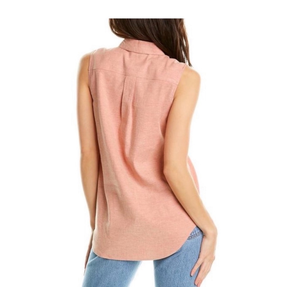 THEORY Linen Top - Picture 2 of 6